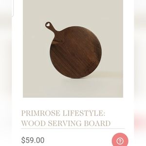Jilly Box Primrose Lifestyle Wood Serving Board